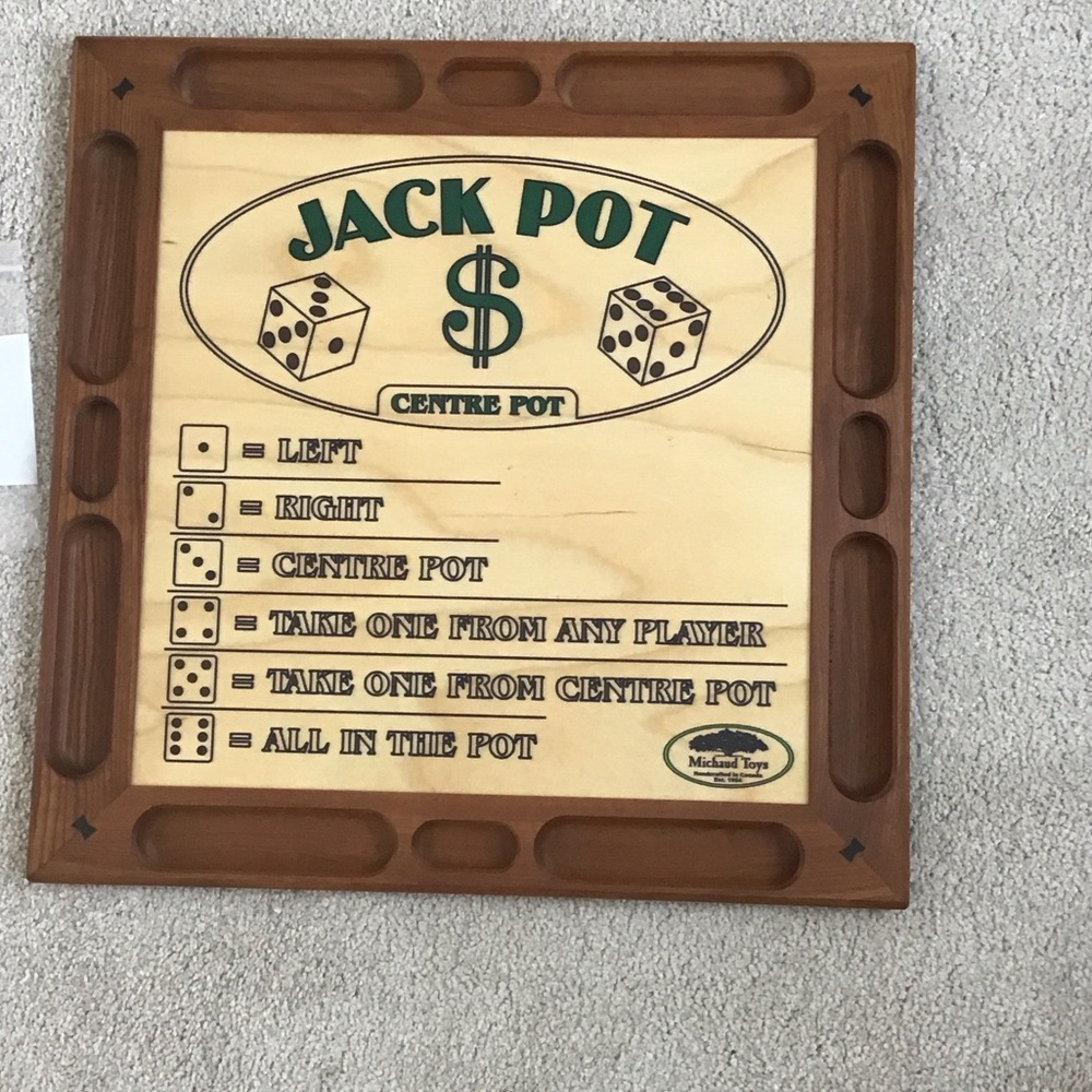Jack Pot Wooden Game Board by - Michaud Toys